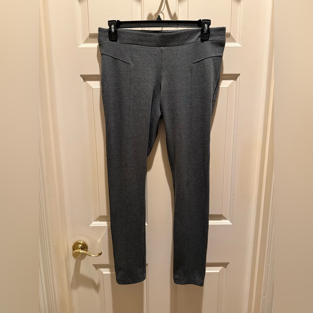 Mossimo dark gray knit stretch pants in size L